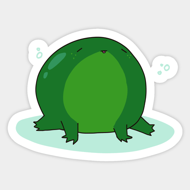 Froggy Sticker by Sidhe Crafts